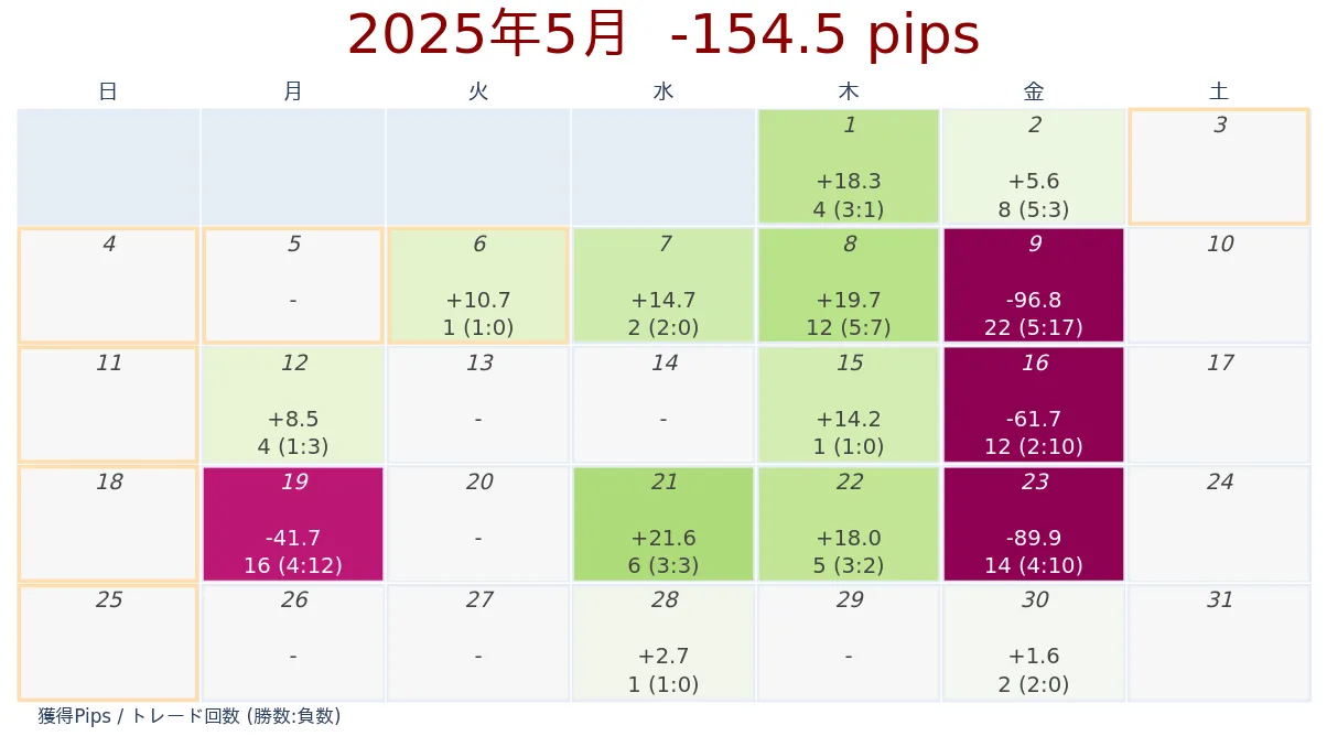 2025年5月 FX月次ログ
